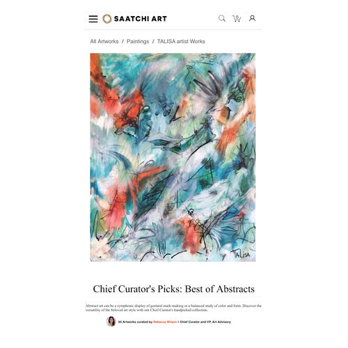 BEST OF ABSTRACTS | Saatchi Art Chief Curator's Picks