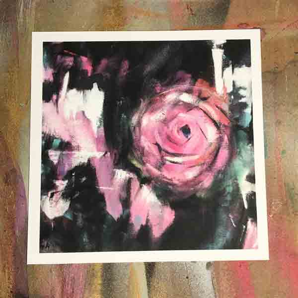 Pink Floral(5 ½” print)