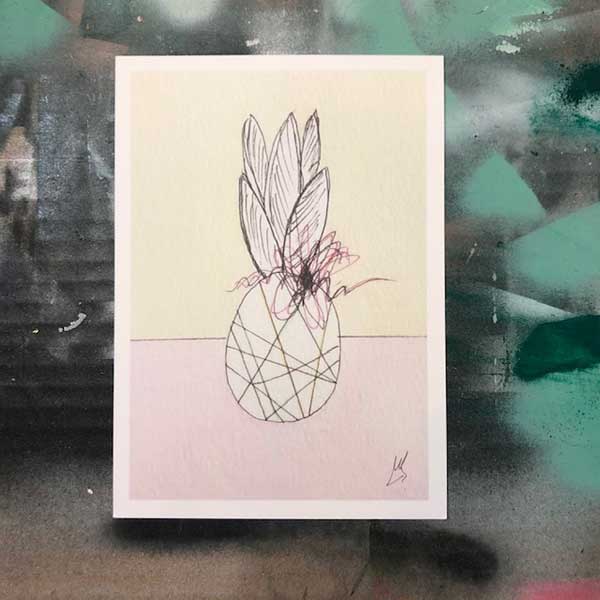 Pineapple #2 (5x7” print)