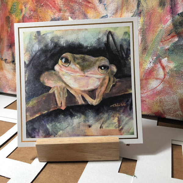 Frog Bliss (5 ½” print)